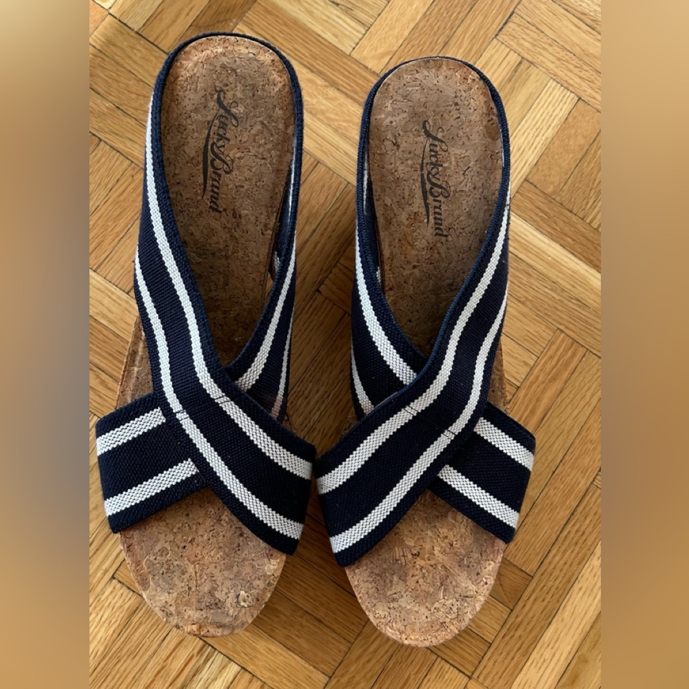 Lucky Brand heeled  Mules sz. 10 M